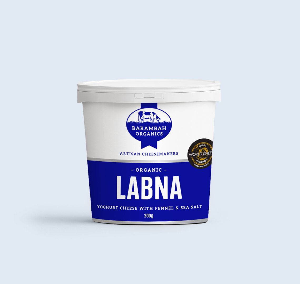 200g of Organic Labna - Barambah Cheese - Barambah Organics