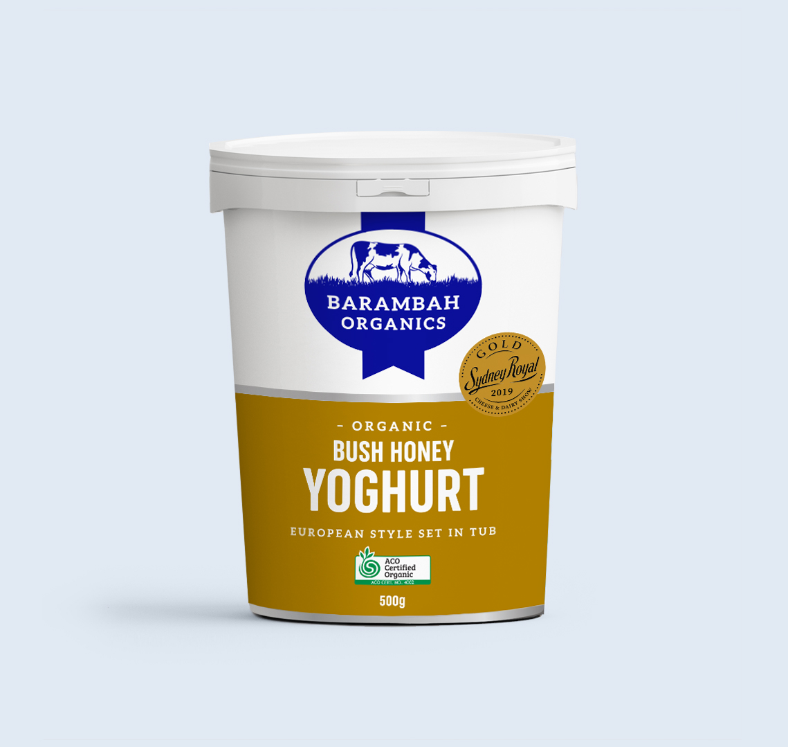 500g of Bush Honey Yoghurt - Healthy Yoghurt Australia - Barambah Organics