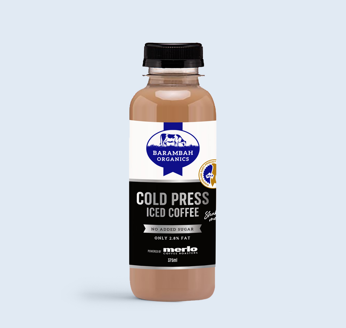 375ml of Cold Press Iced Coffee - Cold Press Coffee - Barambah Organics