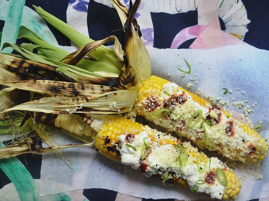 Yummy Charred Corn - Healthy Living Recipes - Barambah Organics