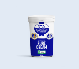 200g of Pure Cream Thumbnail - Organic Pure Cream - Barambah Organics