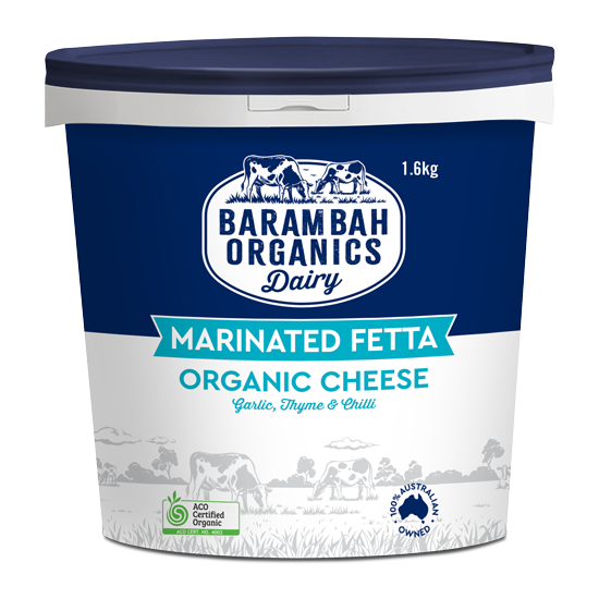 200g of Organic Feta in Marinade - Organic Feta - Barambah Organics