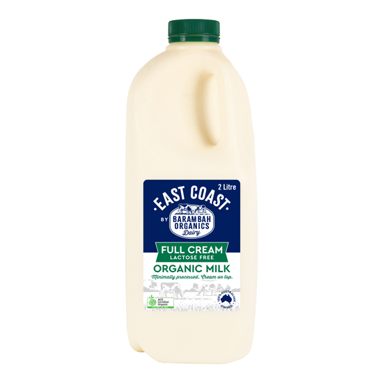 2 Liters of Lactose Free Milk - Organic Milk Australia - Barambah Organics